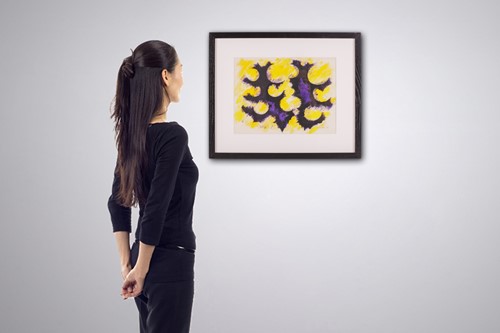 Lot 13 - William Gear (Scottish 1915-1997), Yellow and...