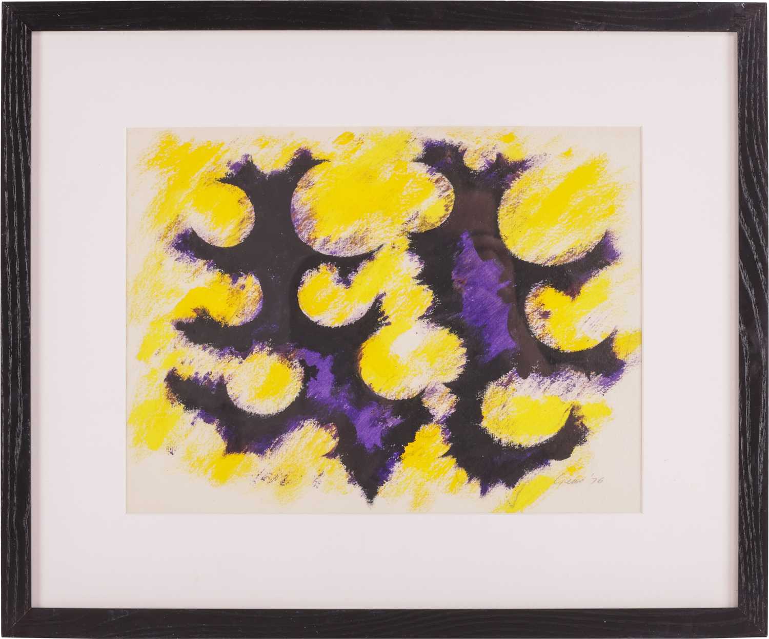 Lot 13 - William Gear (Scottish 1915-1997), Yellow and...