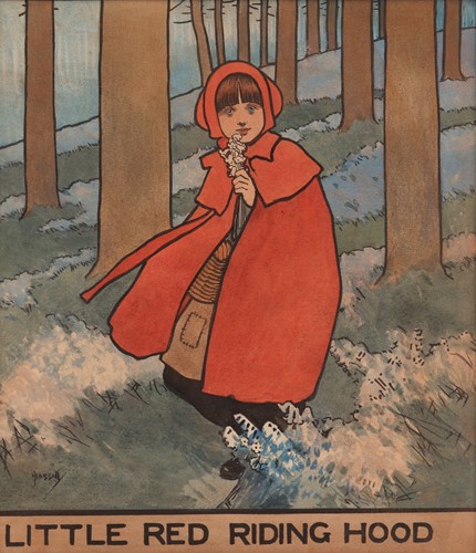 Lot 15 - John Hassall (British, 1868-1948), Little Red...