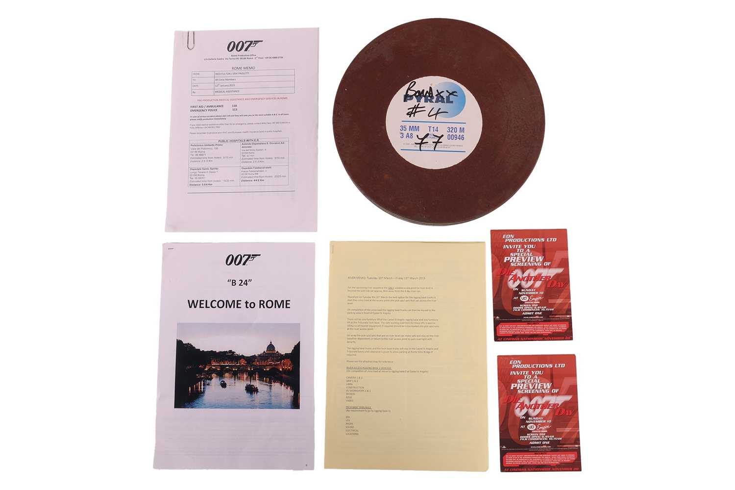 Lot 125 - James Bond: Spectre (2015); Die Another Day...