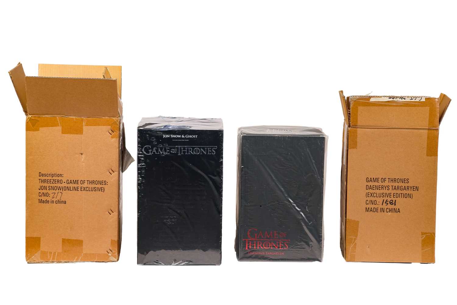 Lot 3 - Game of Thrones: two ThreeZero 1:6 scale...