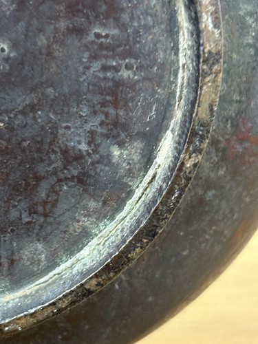 Lot 50 - A Chinese Han Dynasty archaic bronze,...