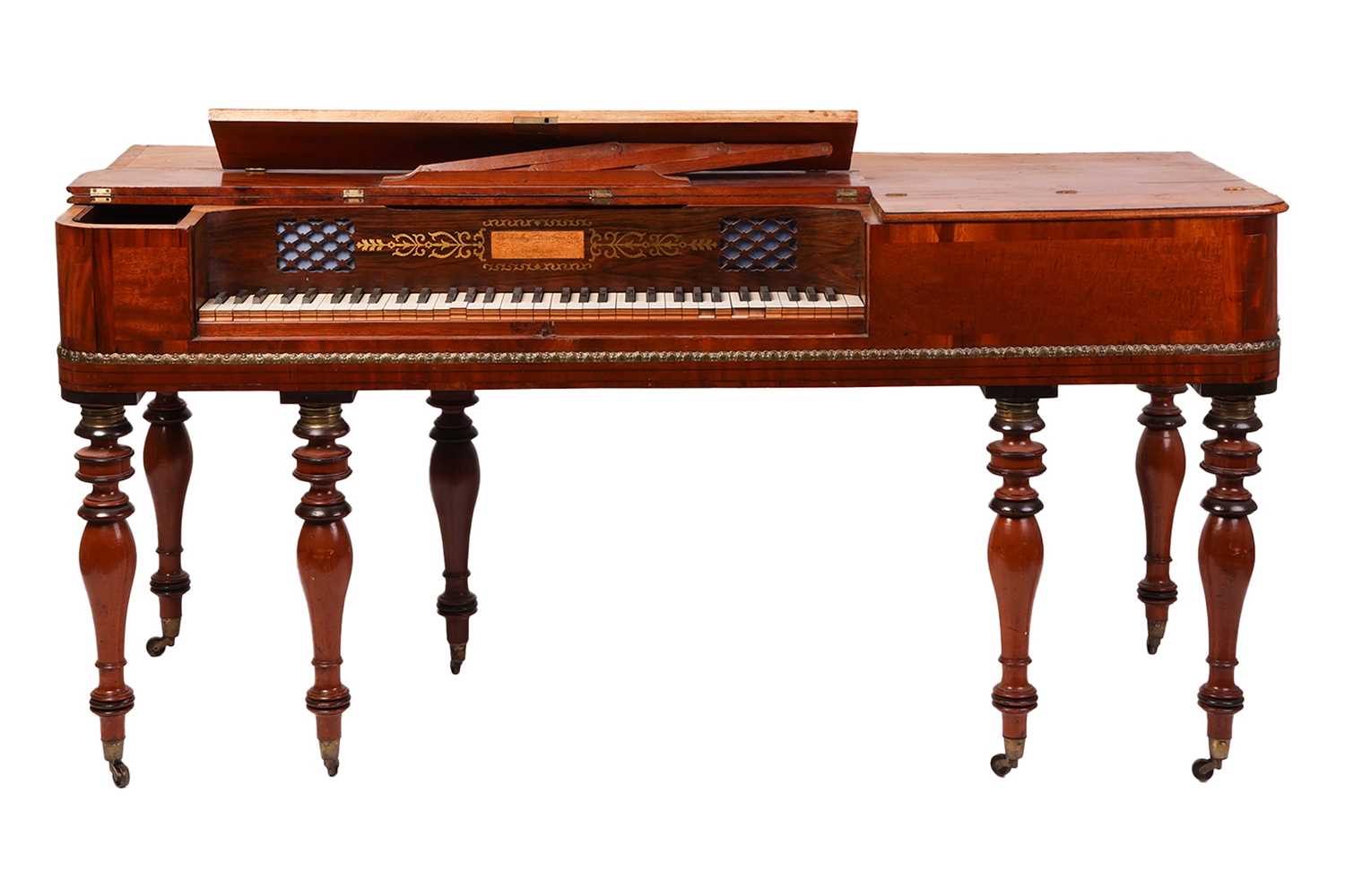 Lot 69 - Early 19th century mahogany and rosewood...