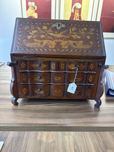 Lot 157 - A 19th century Dutch walnut and floral...