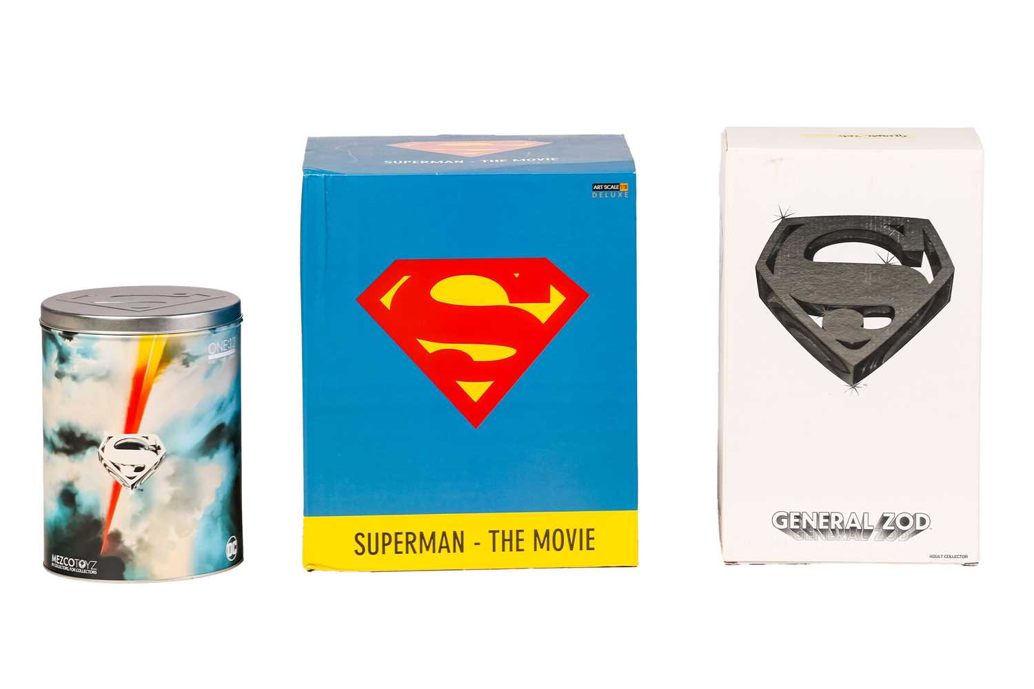 Lot 26 - A Mezco Toyzs DC Superman 1978 edition figure,...