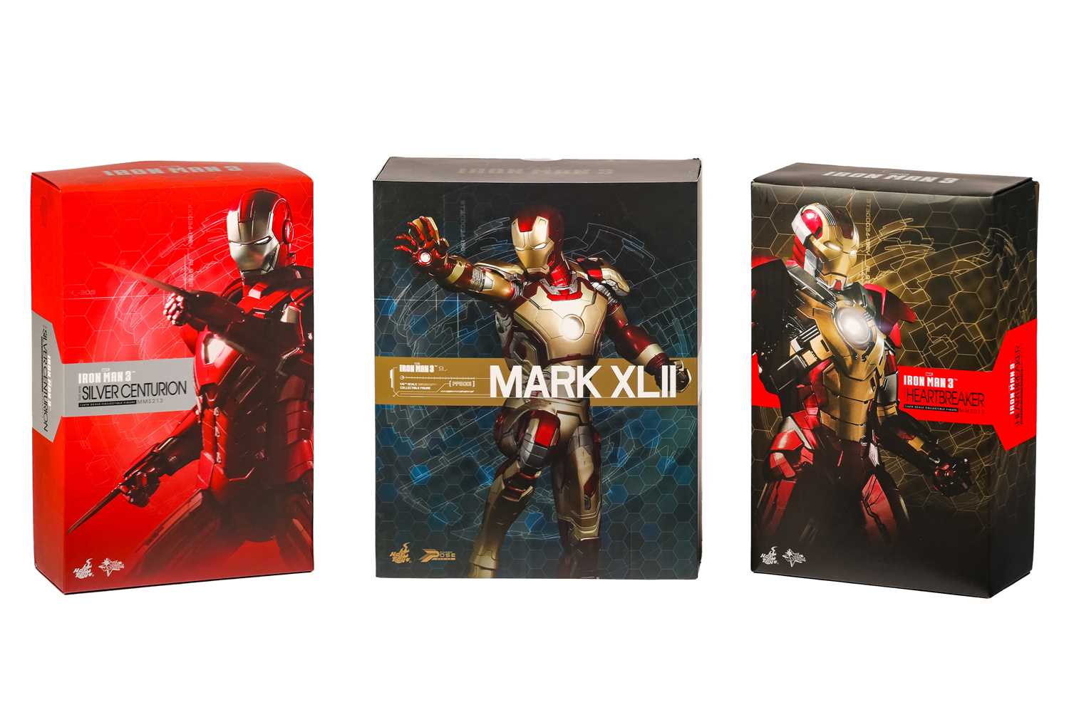 Lot 30 - Hot Toys Iron Man 3 Silver Centurion 1:6 scale...