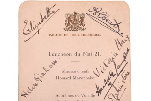 Lot 37 - Royal Interest: George VI (1895-1952); Queen...