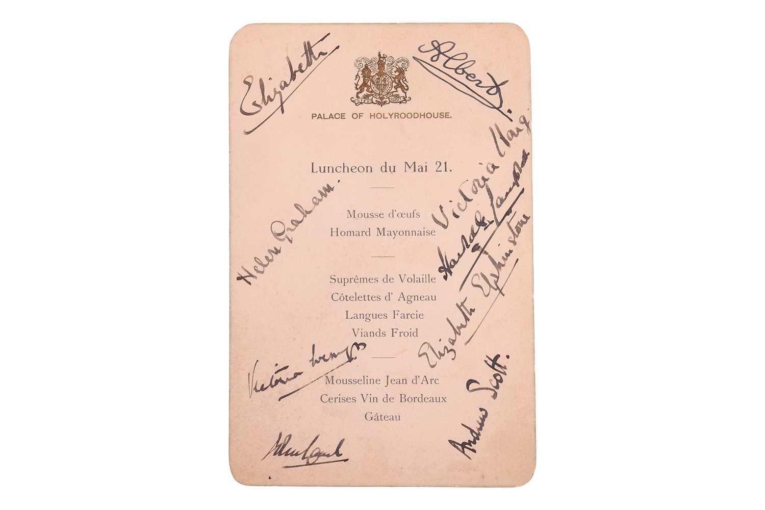 Lot 37 - Royal Interest: George VI (1895-1952); Queen...