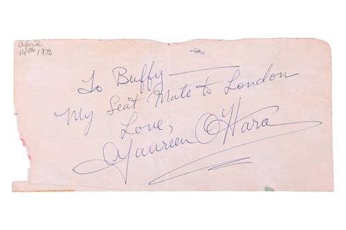 Lot 72 - Autographs: The Quiet Man (1952) cast and crew,...