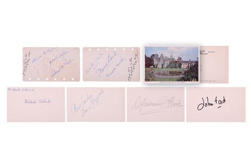 Lot 72 - Autographs: The Quiet Man (1952) cast and crew,...