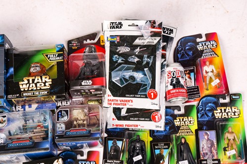 Lot 72 - A collection of Star Wars toys and...