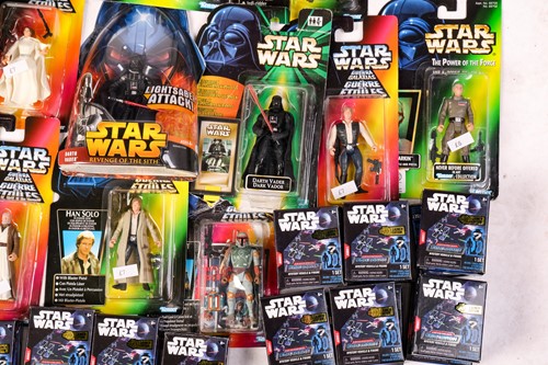 Lot 72 - A collection of Star Wars toys and...