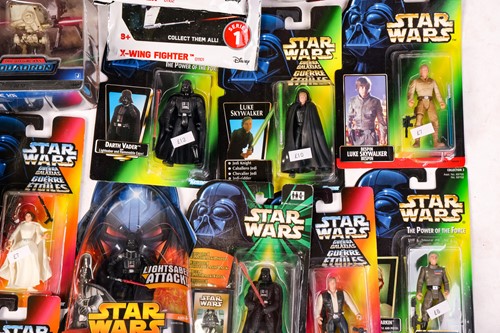 Lot 72 - A collection of Star Wars toys and...