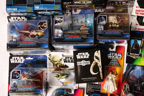 Lot 72 - A collection of Star Wars toys and...