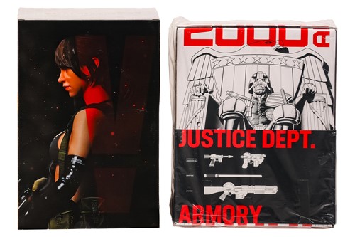 Lot 80 - A Judge Dredd 1:6 scale collectible figure,...