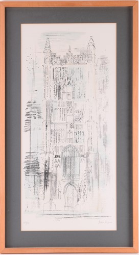 Lot 2 - John Piper (British, 1903 - 1992) Redenhall,...