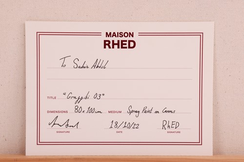 Lot 22 - RHED: Rocco Ritchie (b. 2000) Graffiti 03...