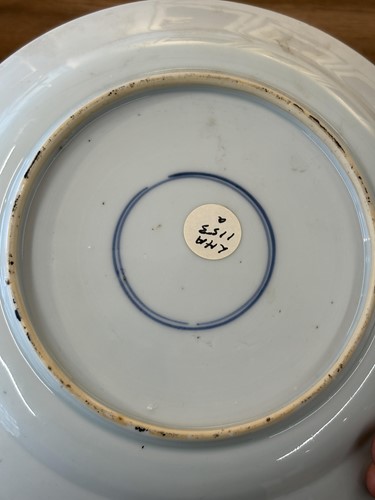 Lot 52 - Two similar Chinese Kangxi blue and white...