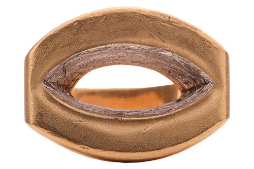 Lot 86 - A modernist ring mount (stone deficient),...