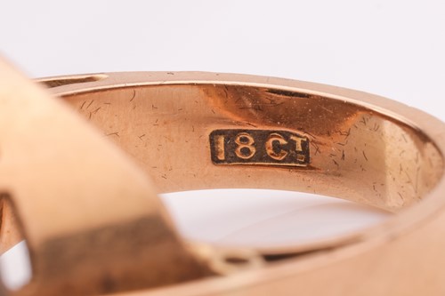 Lot 59 - A Modernist ring, comprising a white metal...