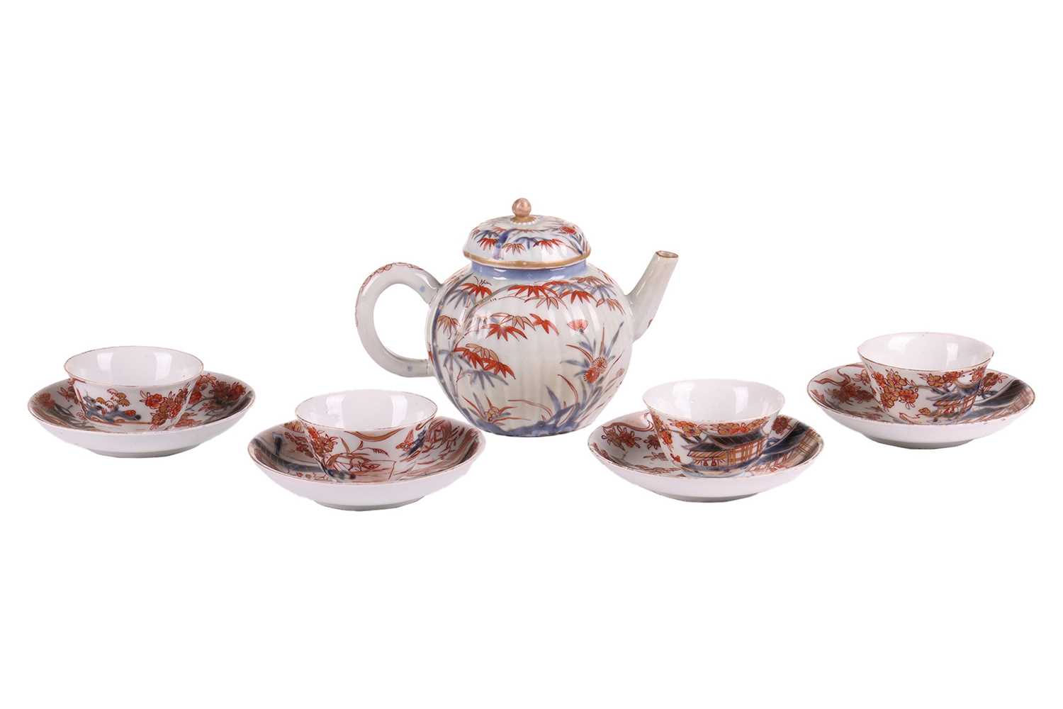 Lot 55 - An 18th-century Chinese Imari porcelain wine...