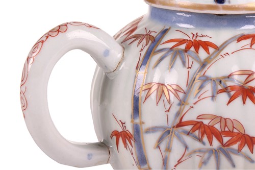 Lot 55 - An 18th-century Chinese Imari porcelain wine...