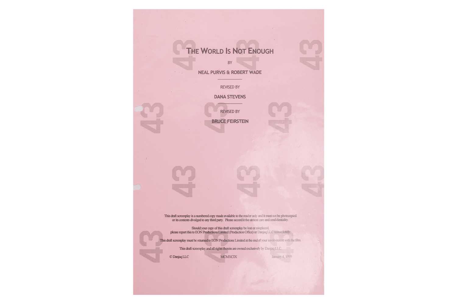 Lot 79 - The Marc Wolff Collection: James Bond: The...