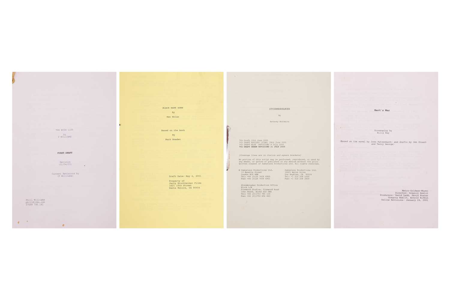 Marc Ruffell Complete File Lot 21 - The Marc Wolff Collection: Four Original