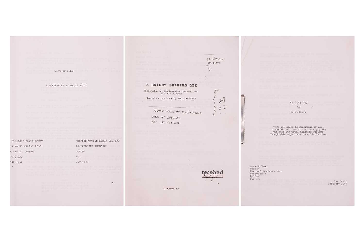 Lot 133 - The Marc Wolff Collection: Three Original...