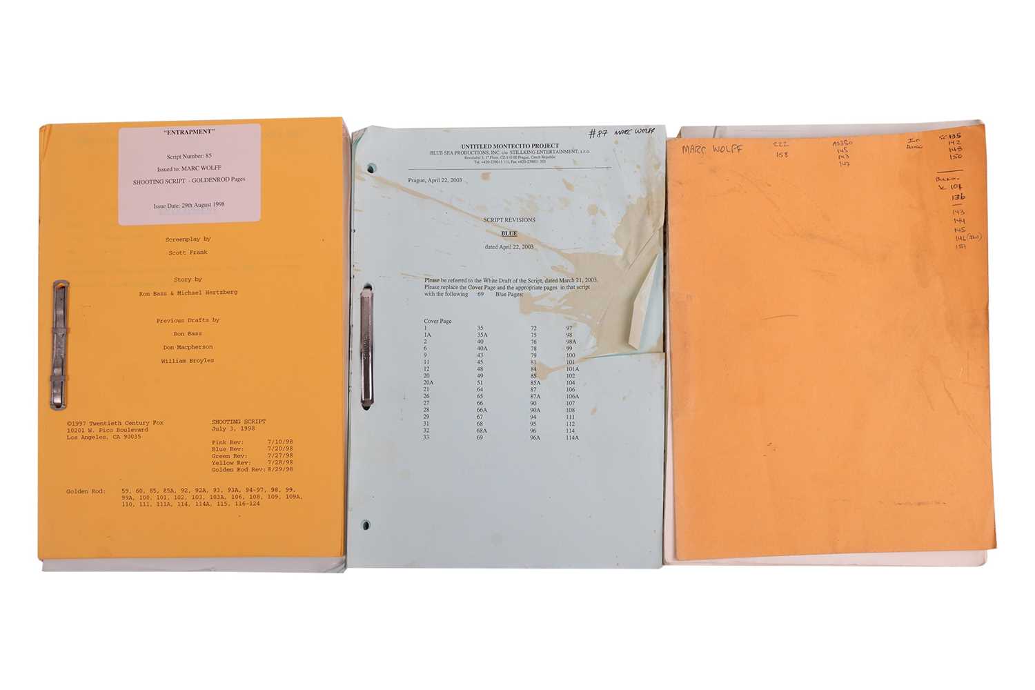 Lot 106 - The Marc Wolff Collection: Three Original...