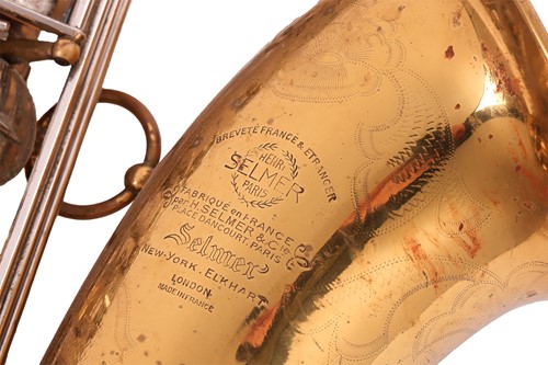 Lot 75 - James Bond: Associated Henri Selmer Tenor...