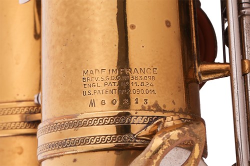 Lot 75 - James Bond: Associated Henri Selmer Tenor...