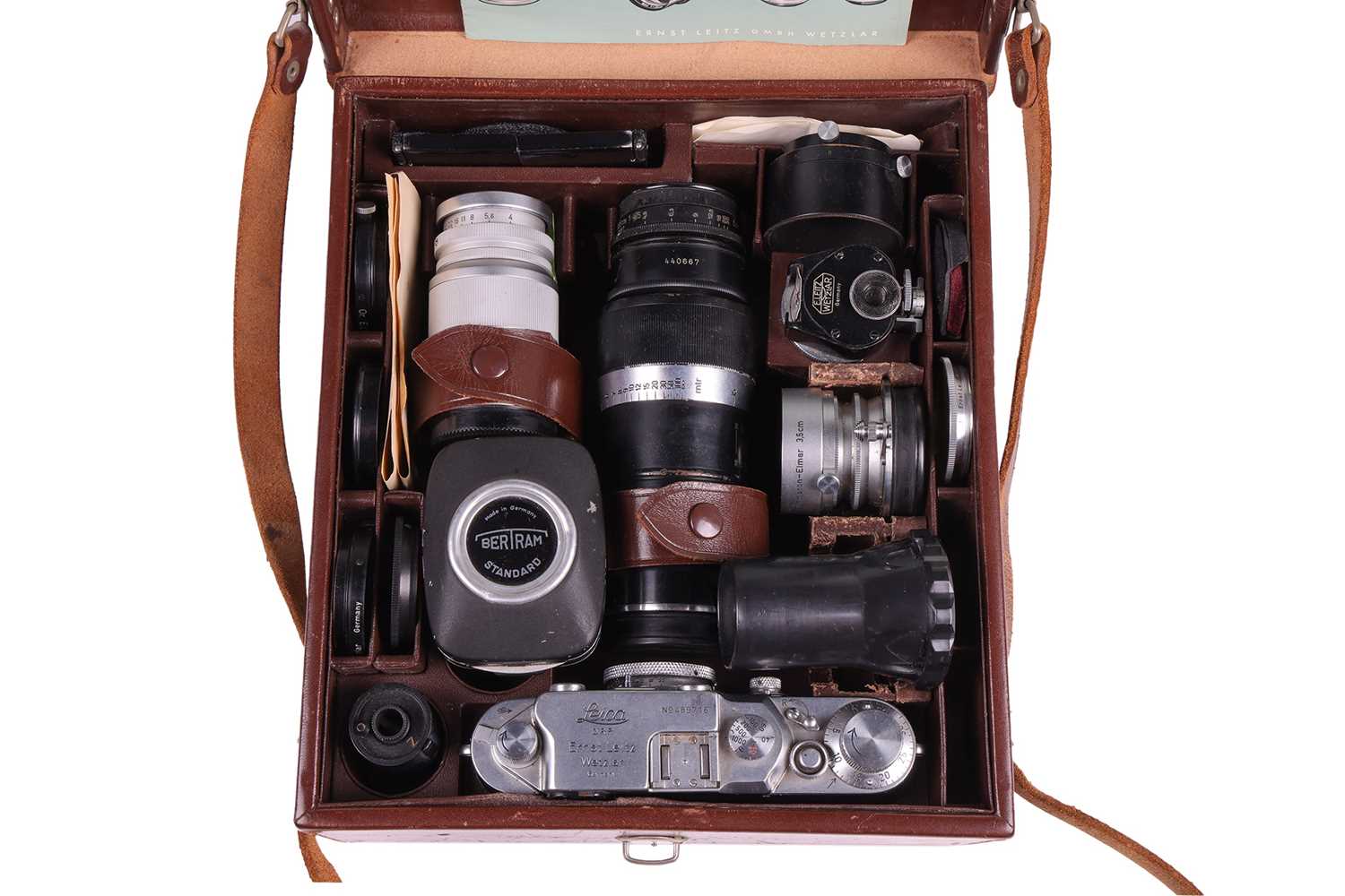 Lot 160 - A Lecia IIIc camera body, circa 1950, in a...