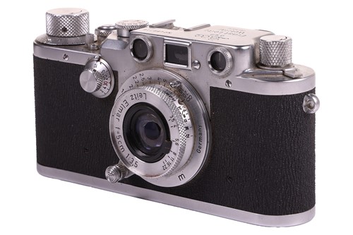 Lot 160 - A Lecia IIIc camera body, circa 1950, in a...