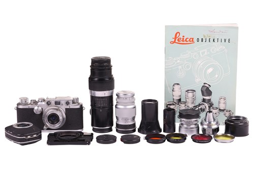 Lot 160 - A Lecia IIIc camera body, circa 1950, in a...