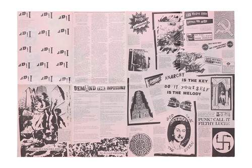 Lot 153 - Jamie Reid: Sex Pistols: ‘Fuck Forever’, 1986...
