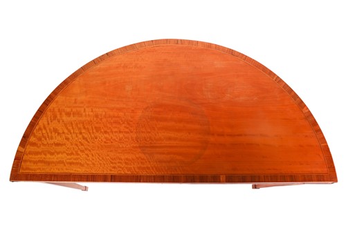 Lot 67 - A pair of Edwardian figured satinwood fold...