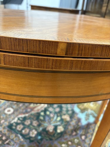 Lot 67 - A pair of Edwardian figured satinwood fold...