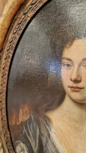 Lot 1 - Follower of Sir Peter Lely, Portrait of a lady...
