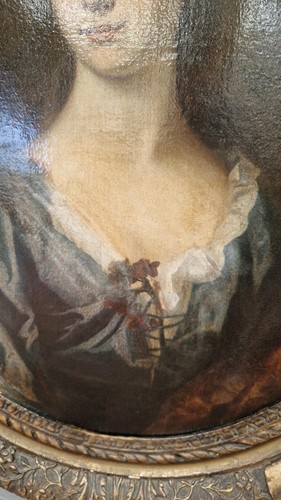 Lot 1 - Follower of Sir Peter Lely, Portrait of a lady...