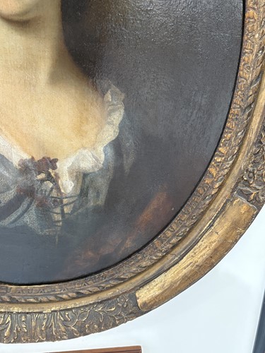 Lot 1 - Follower of Sir Peter Lely, Portrait of a lady...
