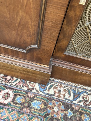 Lot 93 - A Regency style mahogany breakfront...