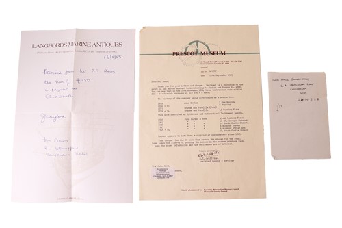 Lot 130 - Graham & Parkes, Liverpool, Two-Day Marine...