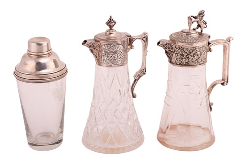Lot 91 - A late Victorian claret jug by Elkington and...