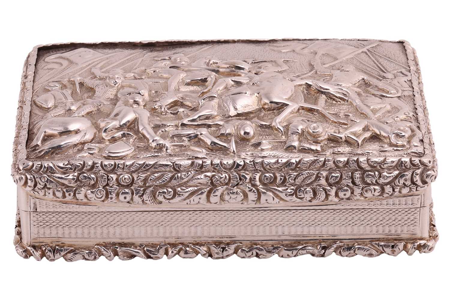 Lot 275 - A George IV silver snuff box, by John...