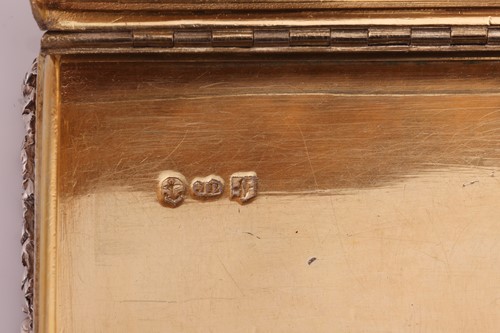 Lot 275 - A George IV silver snuff box, by John...