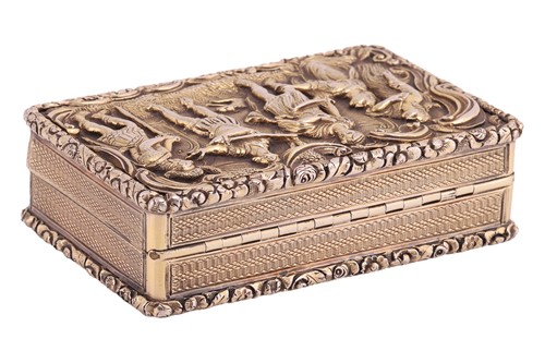 Lot A George IV silver snuff box, by John...