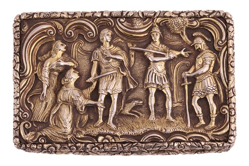 Lot A George IV silver snuff box, by John...