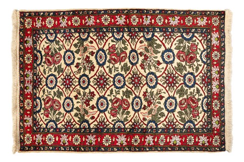 Lot 110 - A Central Persian Verramin rug of floral...