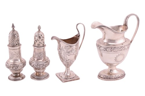 Lot 153 - A Victorian silver milk jug, with foliate...